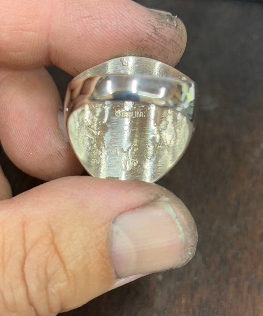 インディアンジュエリー オーバーレイリング インディアンジュエリー オーバーレイリング