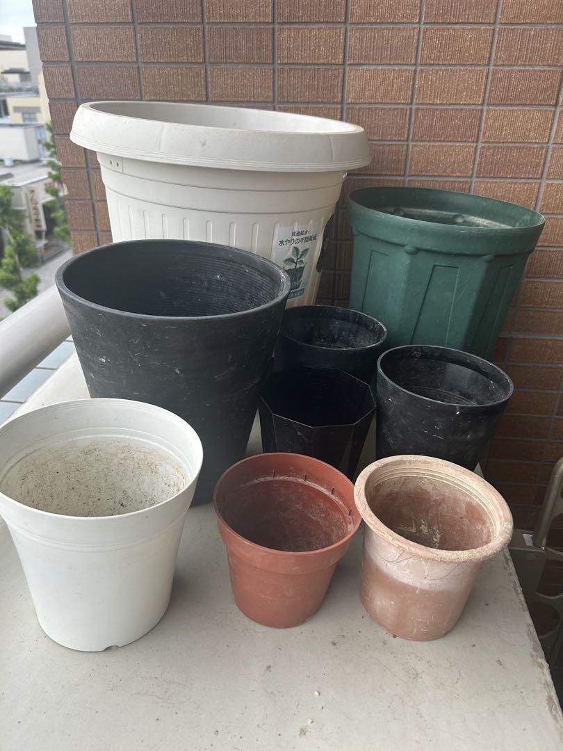 手作り陶器プランター ― アースグラデーション脚付き 5423 手作り陶器プランター ― アースグラデーション脚付き 5423