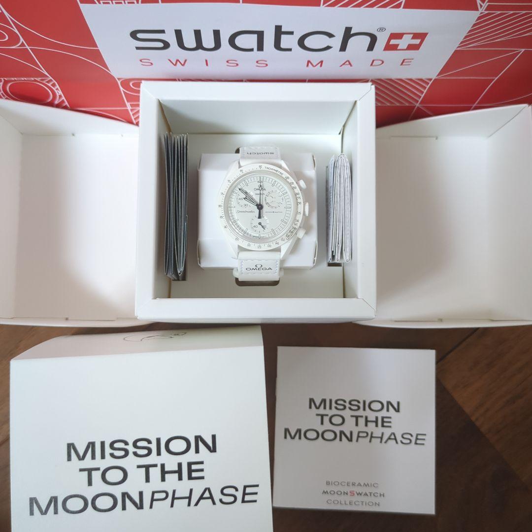 Snoopy OMEGASwatchMoonSwatchWhite 8月購入 時計 Snoopy OMEGASwatchMoonSwatchWhite 8月購入 時計