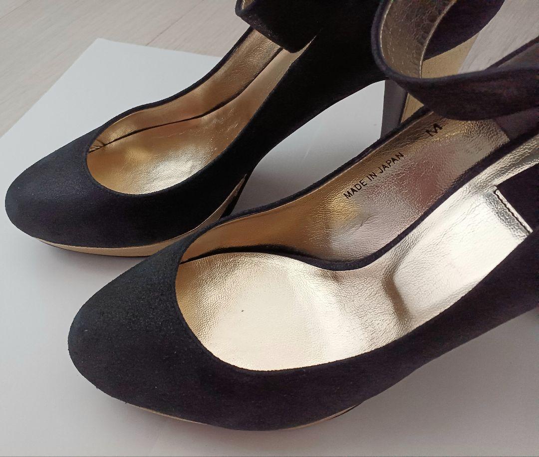 《未使用》LANVIN COLLECTION 山羊革 パンプス 日本製 Mサイズ