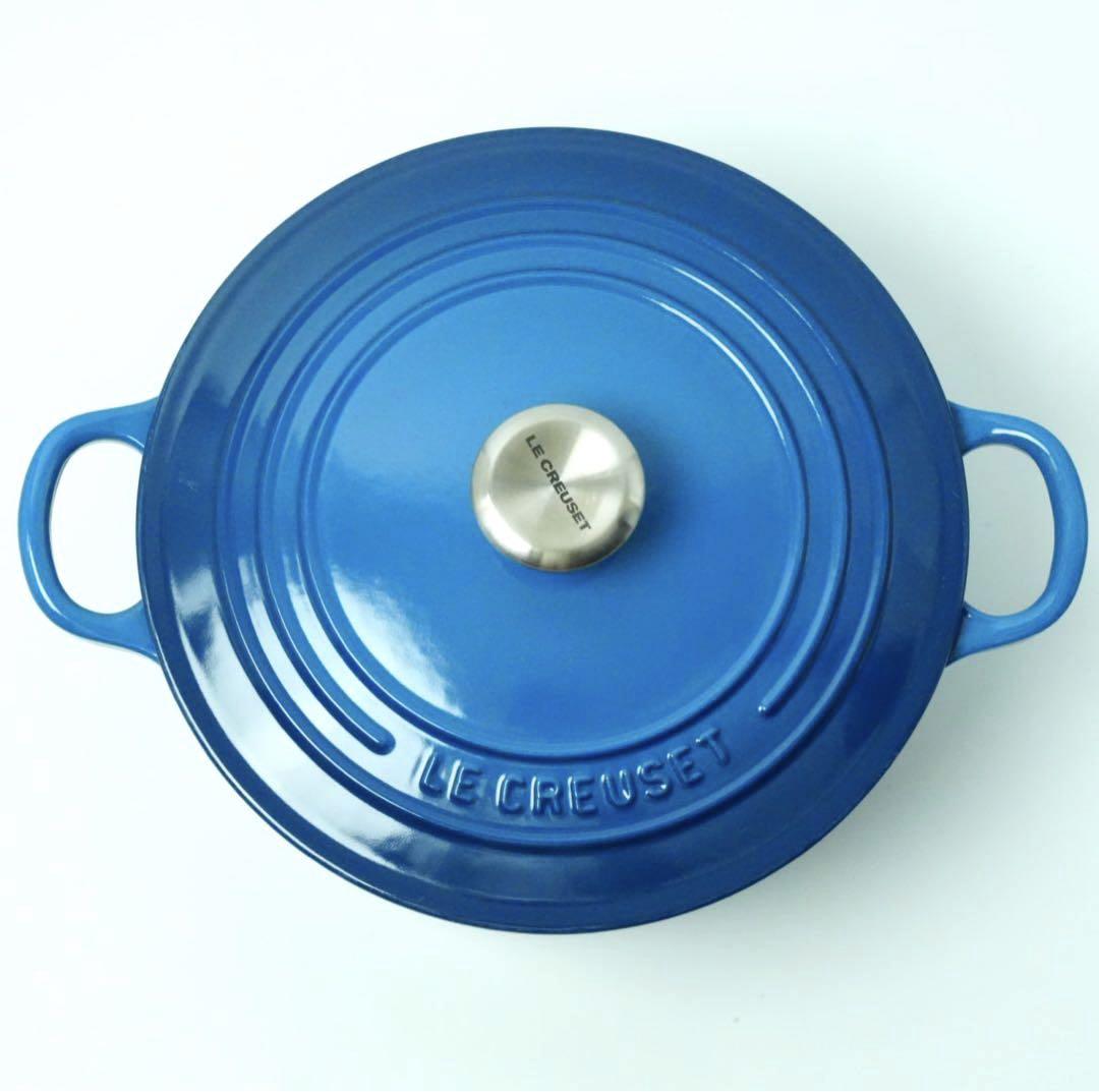 美品】LE CREUSET ココット ロンド マルセイユブルー22cm - メルカリ 美品】LE CREUSET ココット ロンド マルセイユブルー22cm - メルカリ