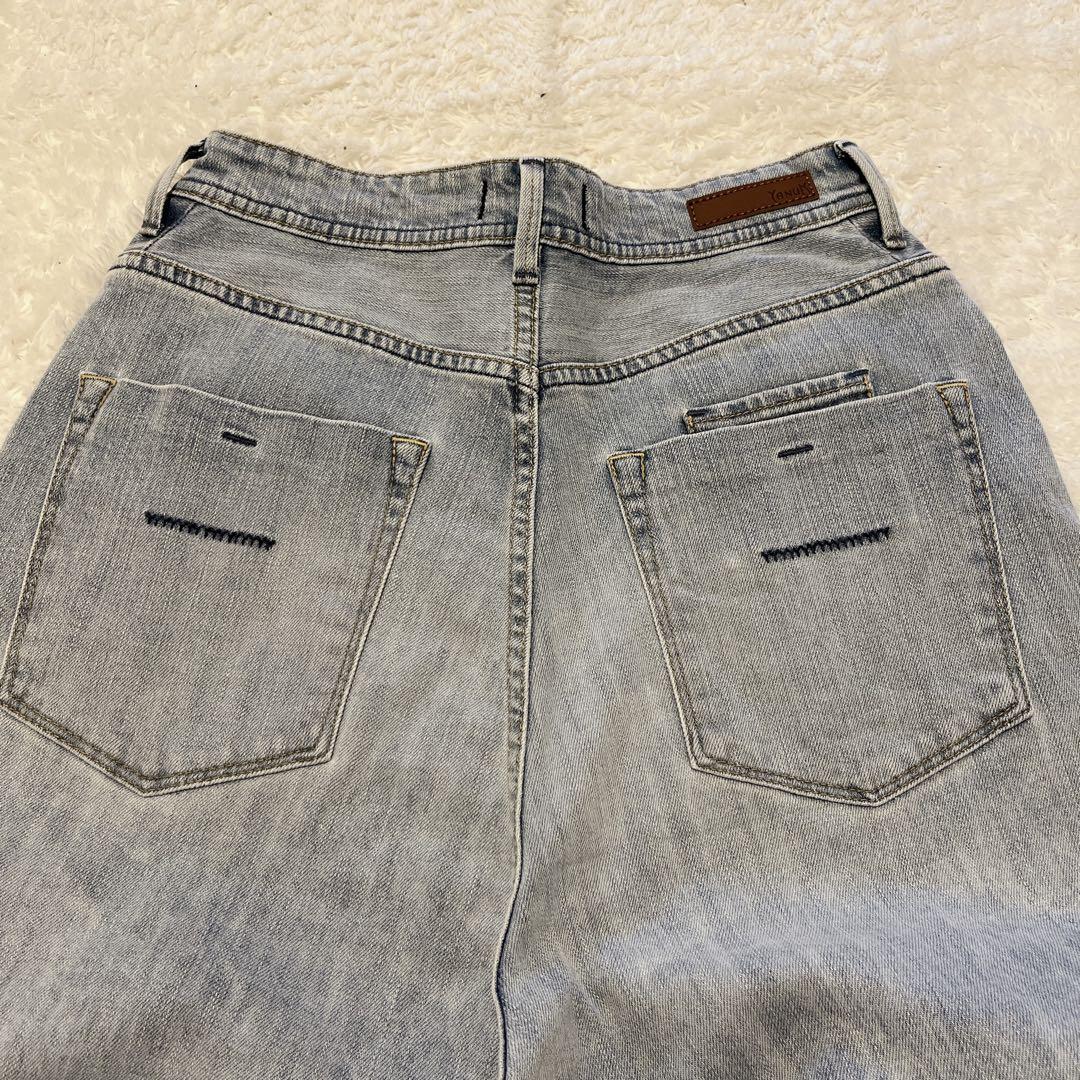 ✨美品✨ ヤヌーク ジョーン JOAN ルーズストレートデニム FVS W26