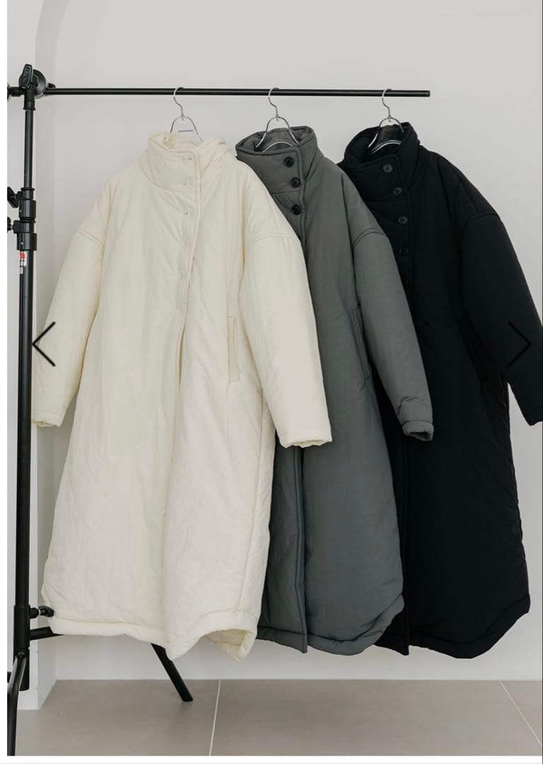 スタンド パフィロングコート CAVEZA ROSSOカベサロッソ グレー SIZE CAVEZA ROSSO