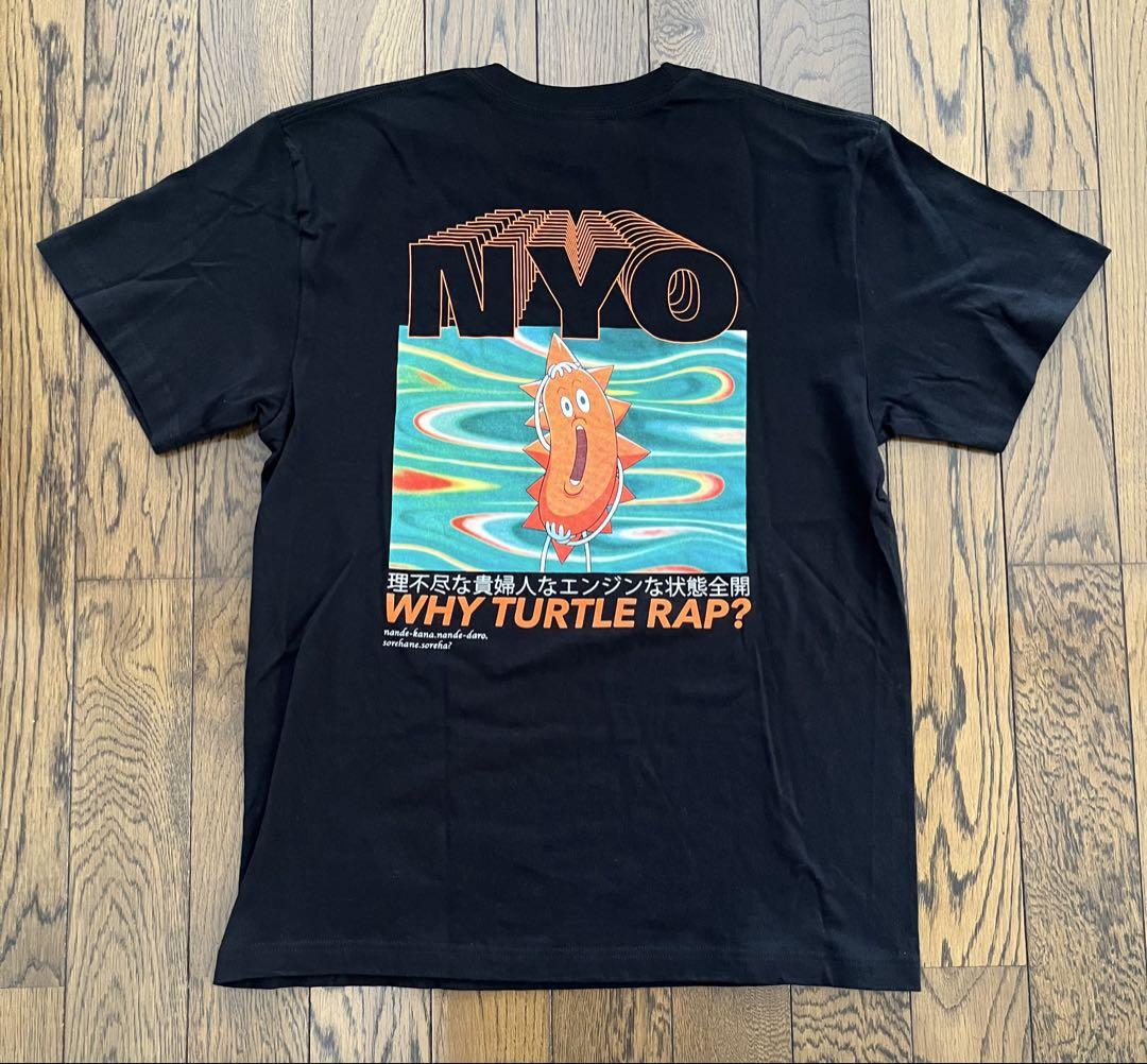 ボボボーボ・ボーボボ 首領パッチ 亀ラップ Tシャツ サイズL