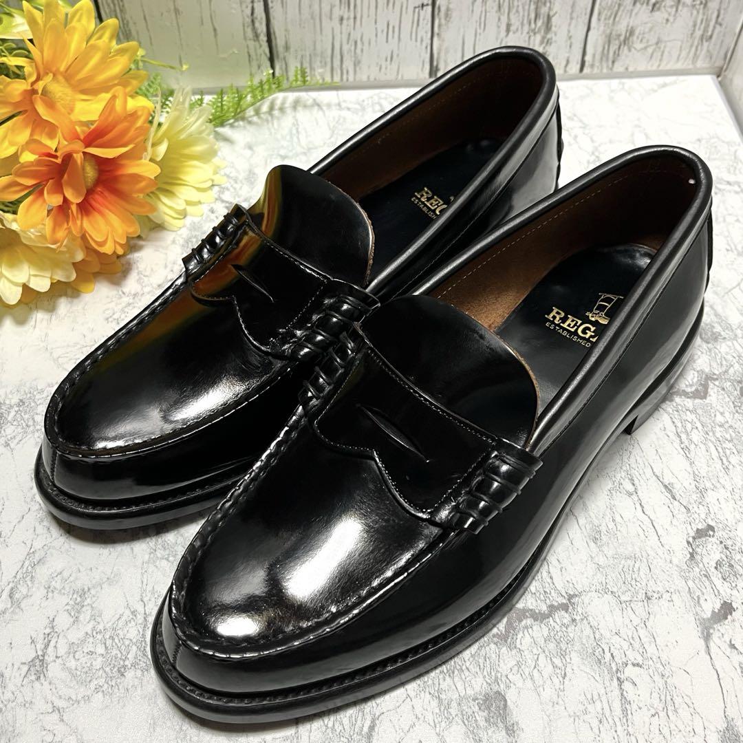 ❣️美品❣️REGAL リーガル　コインローファー　25.５　ブラック　2177 極美品 REGAL【25】リーガル ビジネスシューズ 2177 コイン