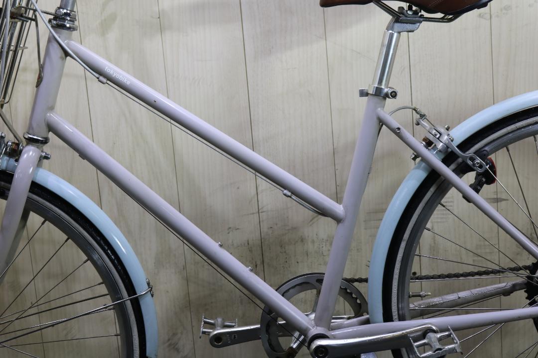 TOKYOBIKE 26型 クロモリ　シマノ7速 420mm　クロスバイク TOKYOBIKE 26：シンプルで初心者でも安心のスポーツバイク