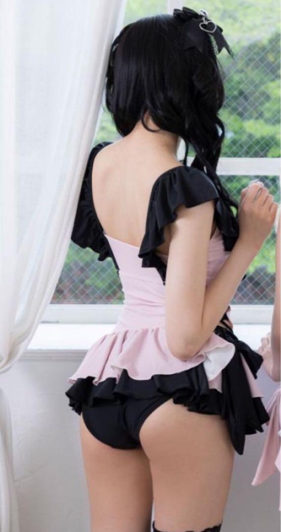 【完売商品】Dear my loveサイドレースアップワンピース水着2022