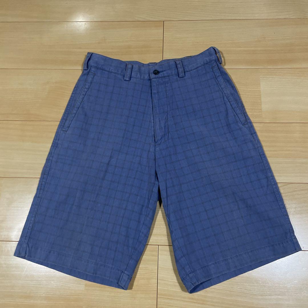 00s NIKEナイキ チェック コットン シアサッカー ショートパンツ