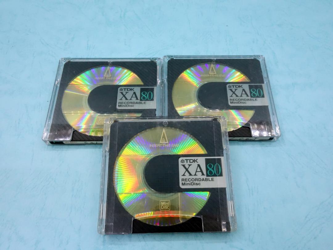 TDK MD XA80 3枚セット中古品