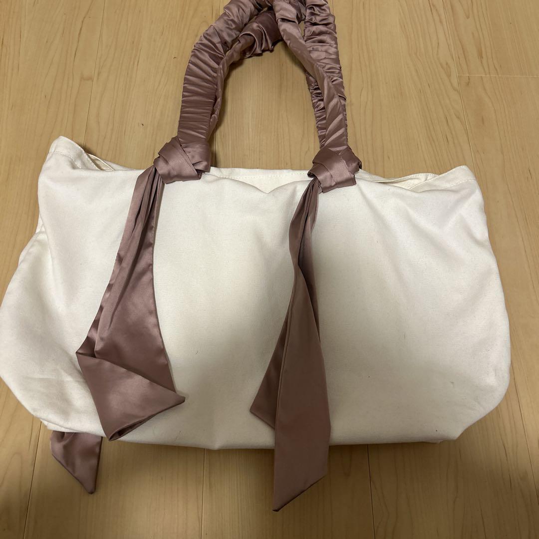 SNIDEL HOME トートバッグ BIG ピンクベージュ - メルカリ