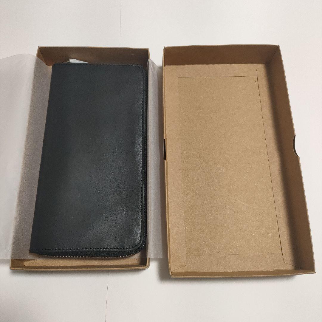 無印良品 ベジタブルタンニンレザー 長財布 黒