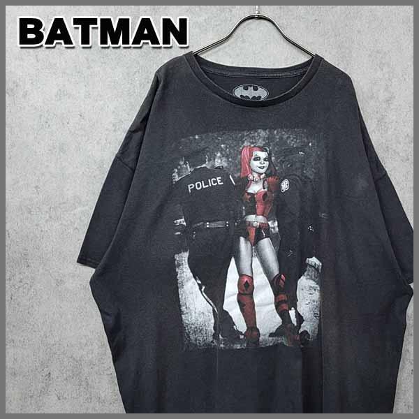 古着 バットマン 希少 ハーレイクイン ムービー Tシャツ ブラック 3XL