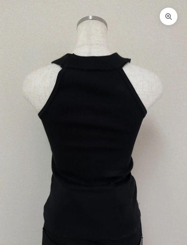 DIANTE Rhinestone halter neck tops キャミ
