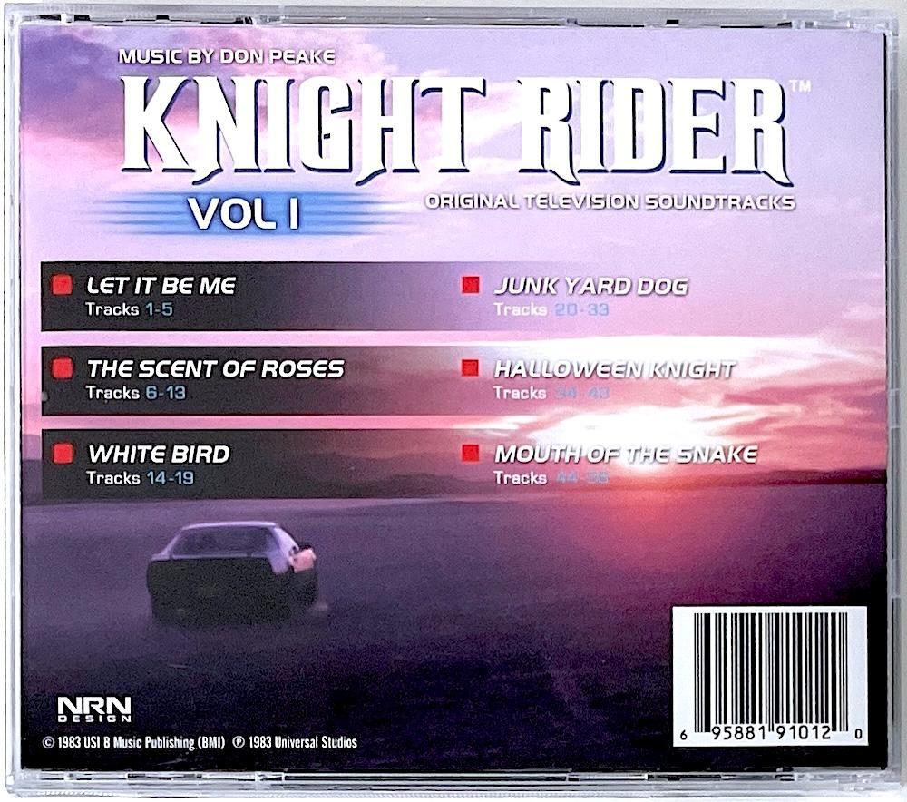 廃盤 KNIGHT RIDER/ナイトライダー サウンドトラック VOL.1 廃盤 KNIGHT RIDER/ナイトライダー サウンドトラック VOL.1