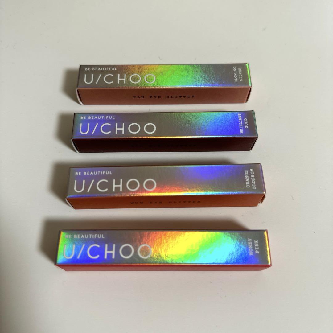 【新品‼️】U/CHOO ワオアイグリッター4色セット