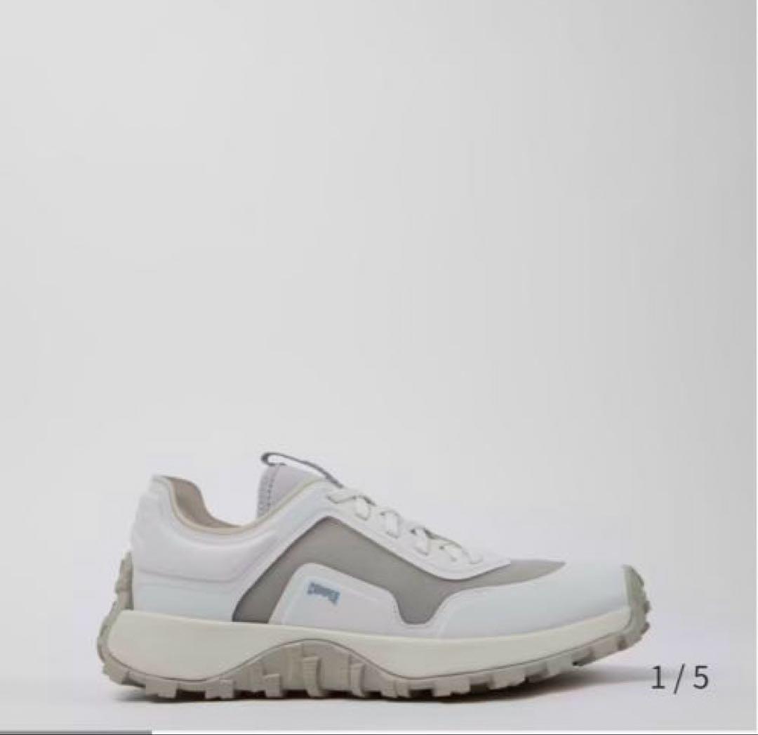 Camper 厚底ホワイト スニーカー 24.0cm ザムストインソール付