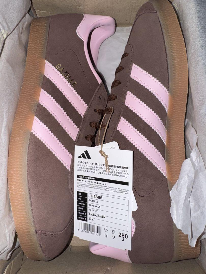 adidas Gazelle ガゼル ブラウン ピンクJH5666 28cm