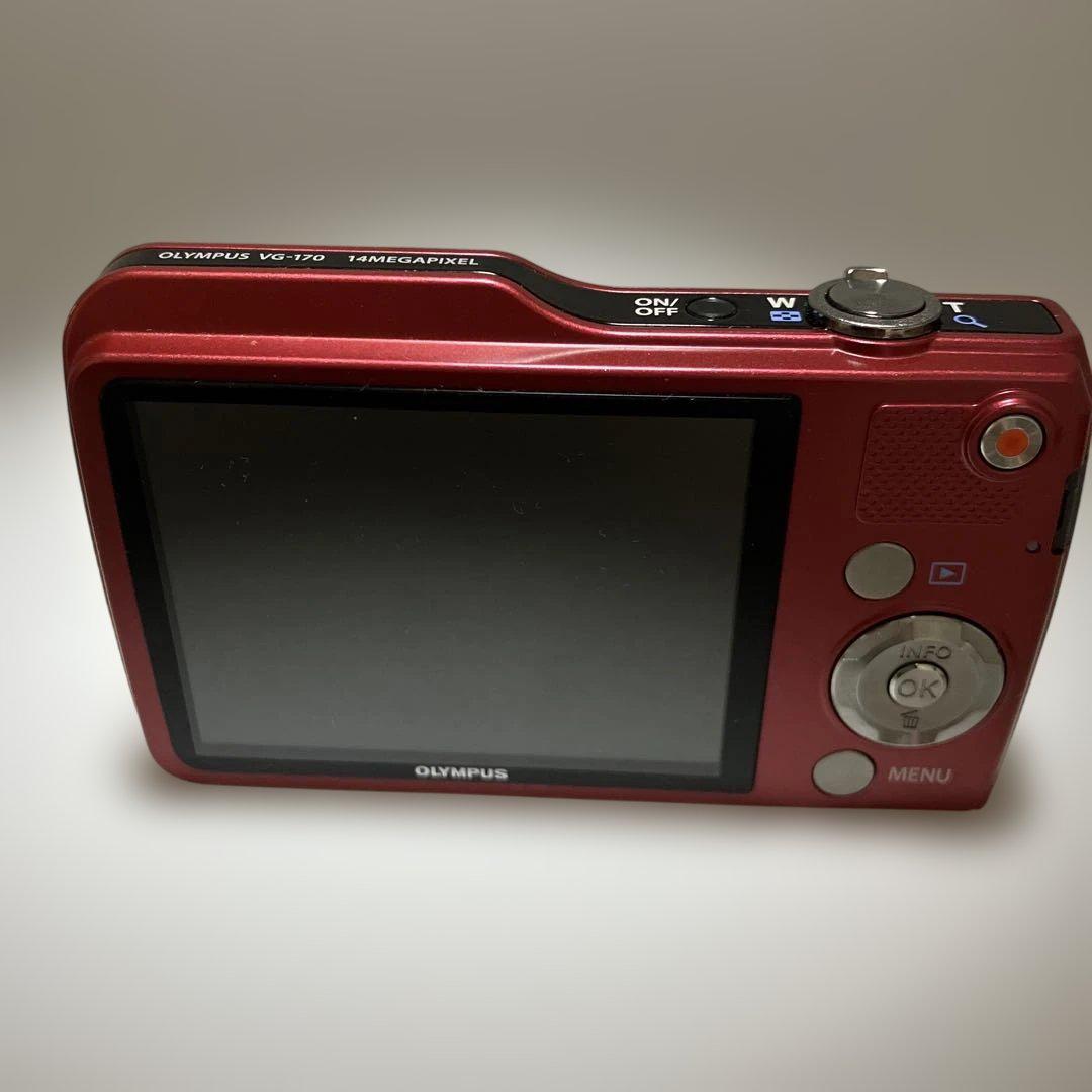 【美品】オリンパス Olympus VG-170 レッド コンパクトデジタル