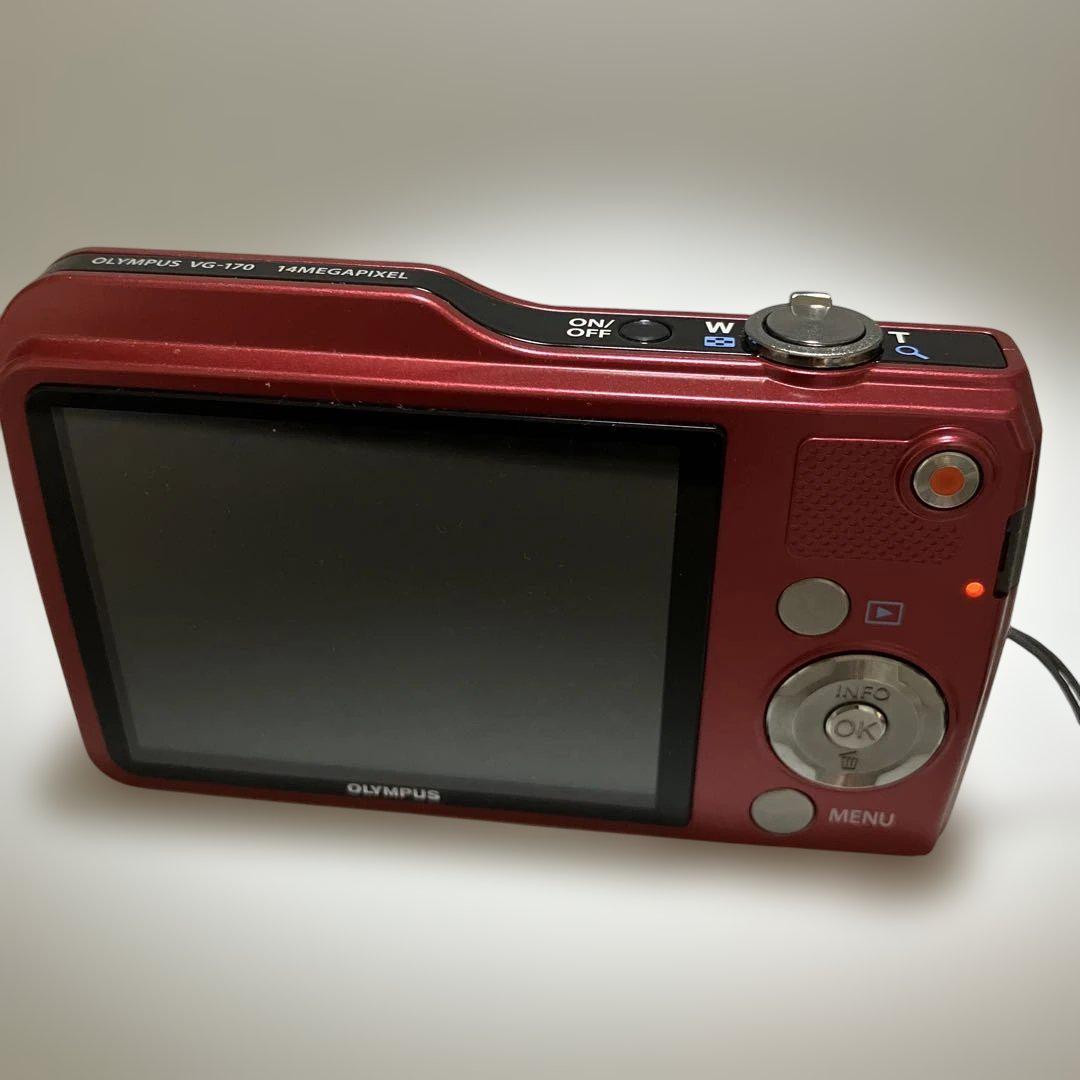 【美品】オリンパス Olympus VG-170 レッド コンパクトデジタル