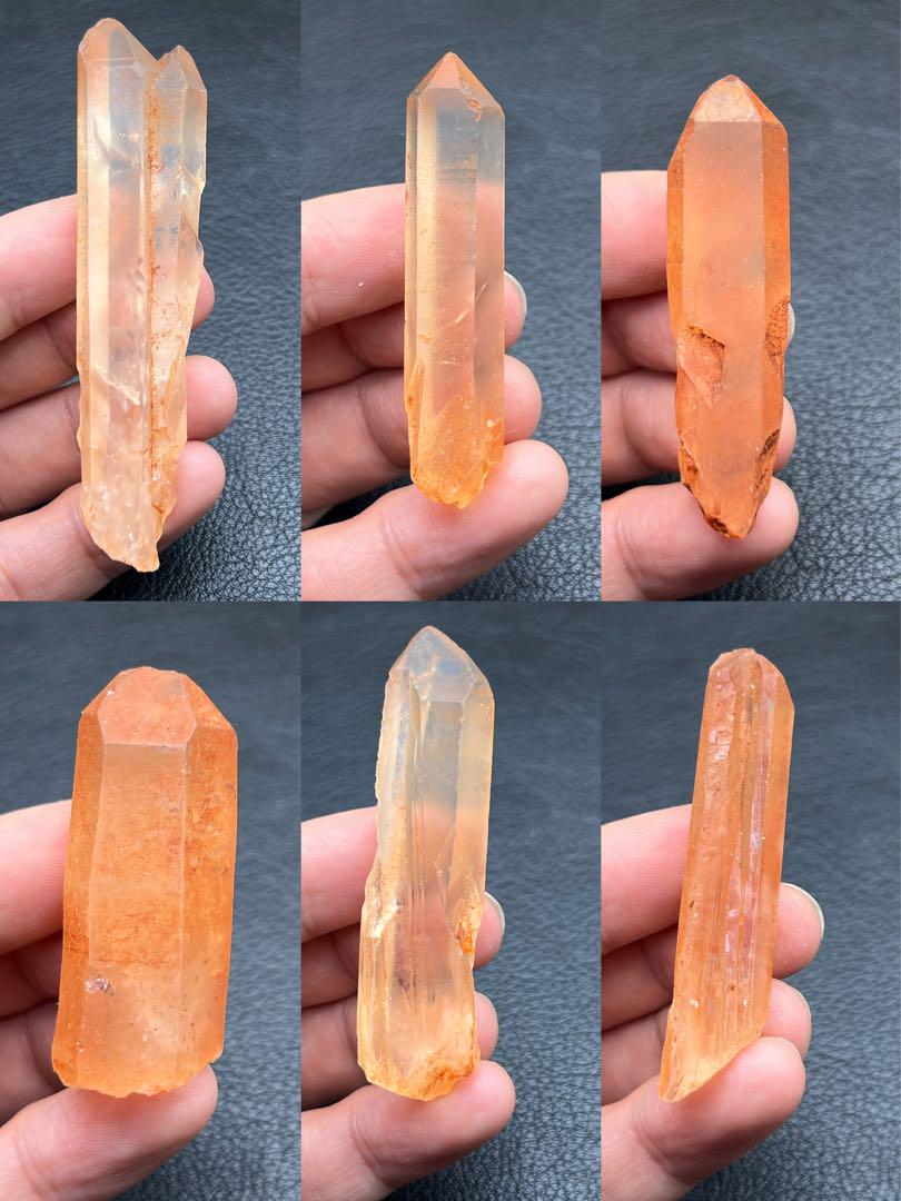 大好き 天然タンジェリンクォーツ ヒマラヤ産 無処理 ナチュラル 置物