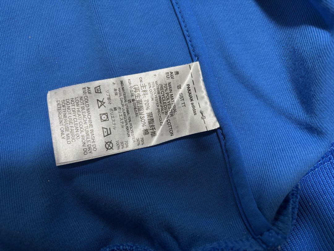 adidas トラックジャケット トラックパンツ 青