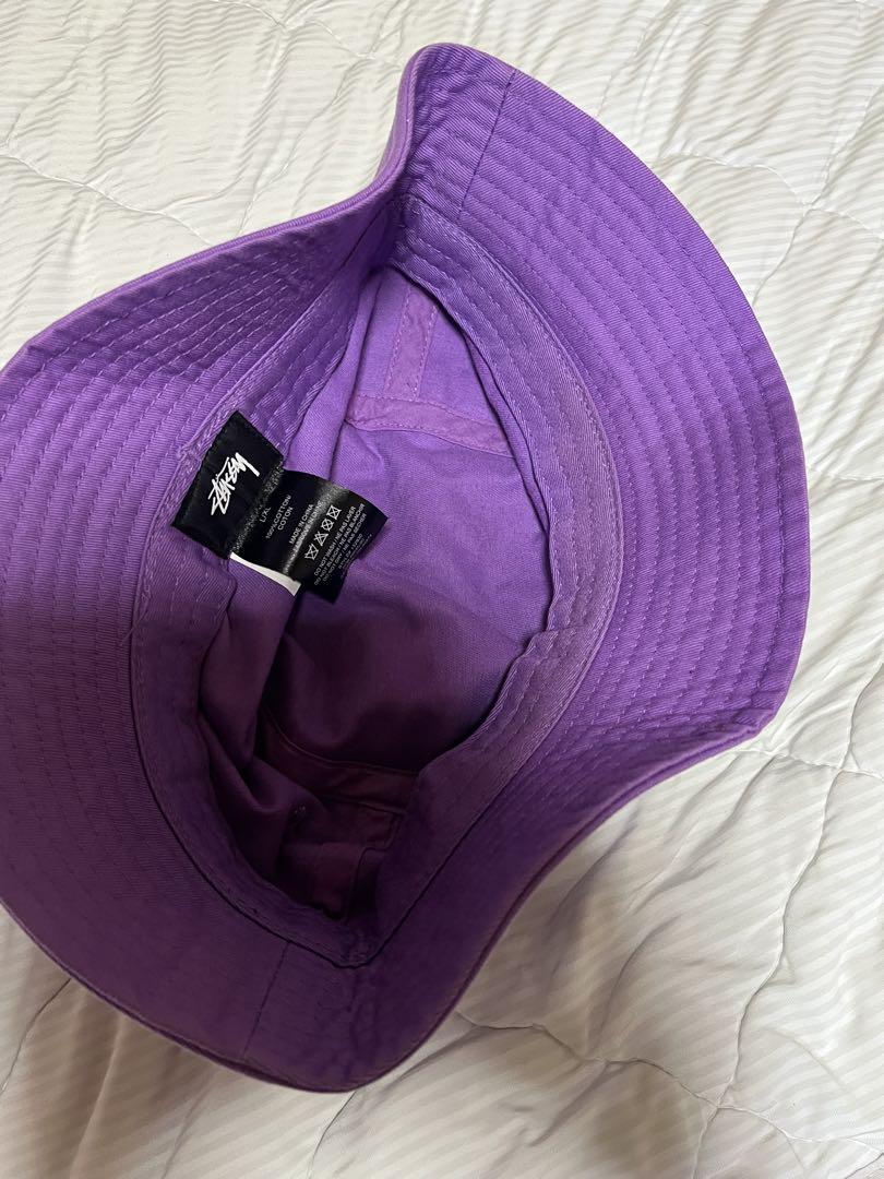 定番の中古商品 Stussy パープル バケットハット L/XL - メルカリ 帽子