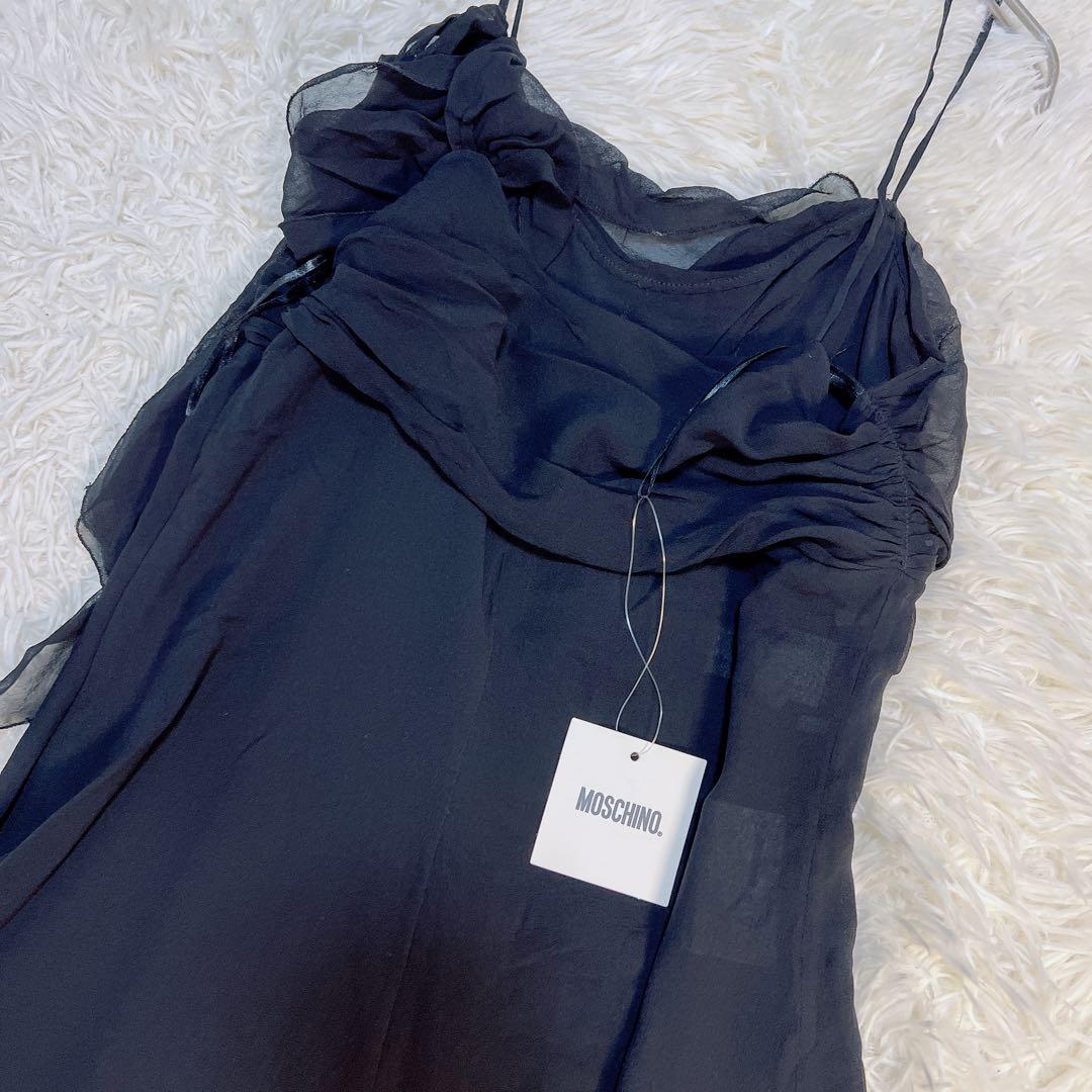 MOSCHINO/ワンピース/イタリア製/シルク100%/ドレス/新品✨️
