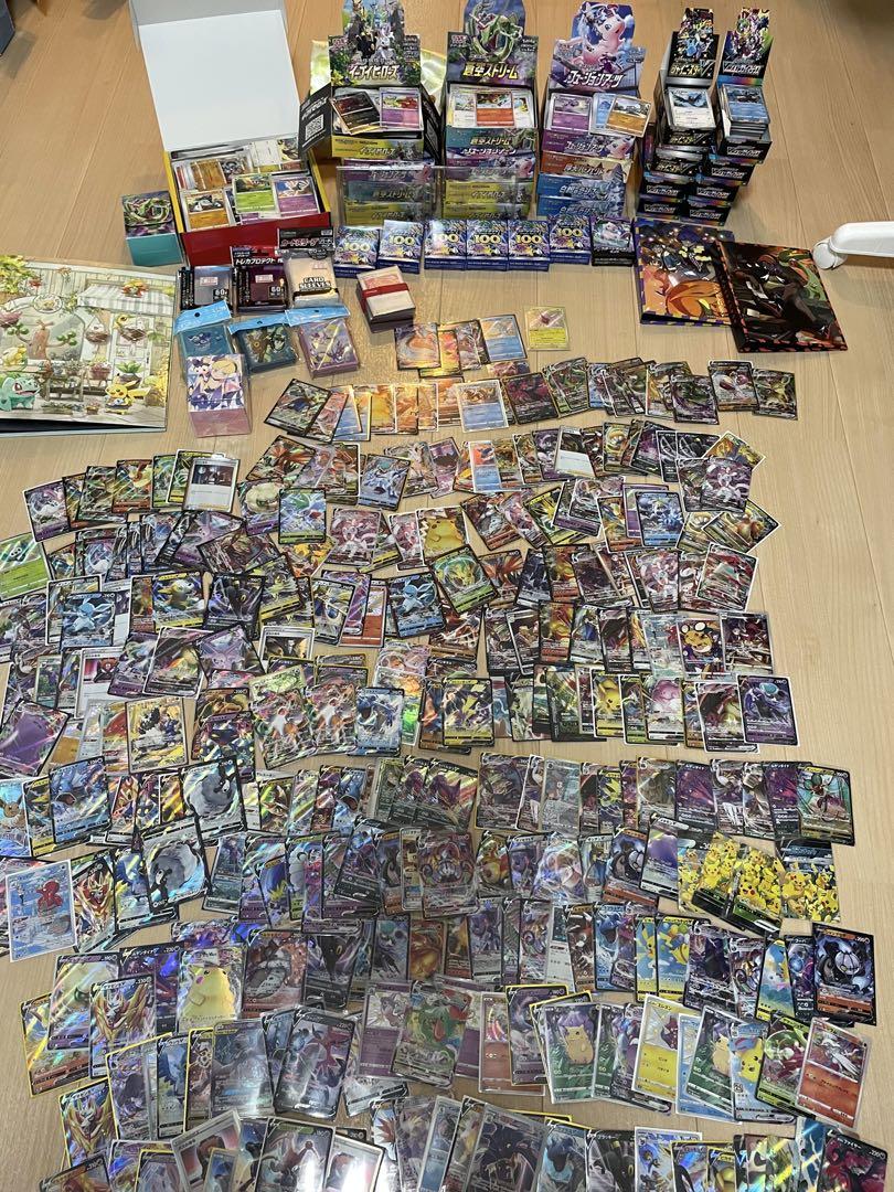 ポケモンカード引退品 大量3000枚以上 カードボックス、デッキケース ...