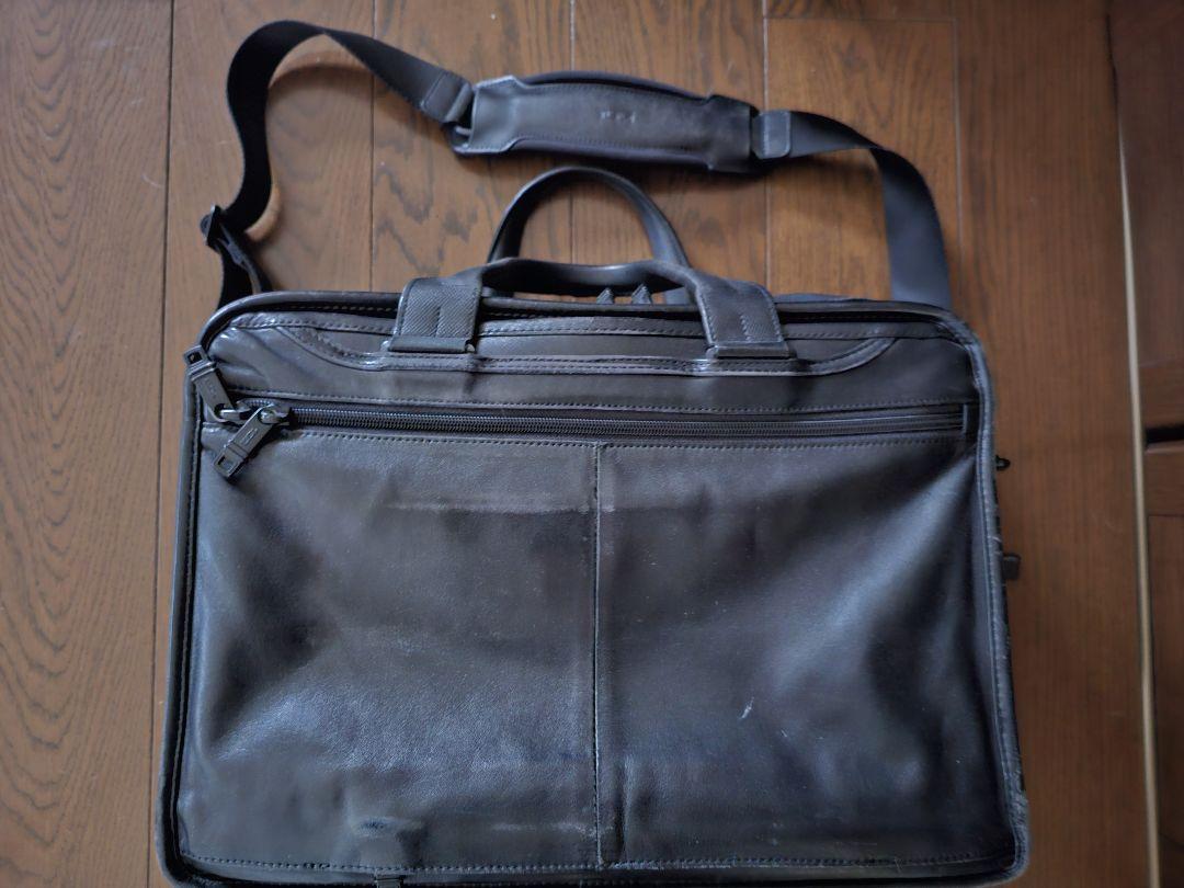 TUMI 2way ビジネスバッグ オールレザー ブラック 96141D2