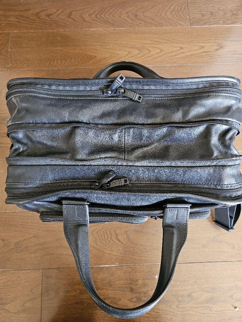 TUMI 2way ビジネスバッグ オールレザー ブラック 96141D2