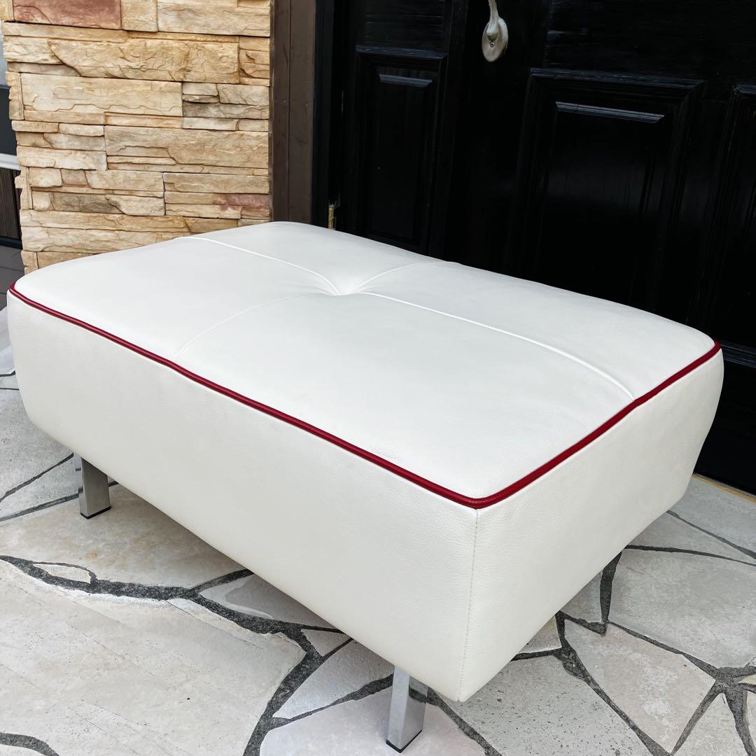 ＧＷ期間価格❣️美品　アメリカンダイナー風　スツール　オットマン　ガレージアイテム
