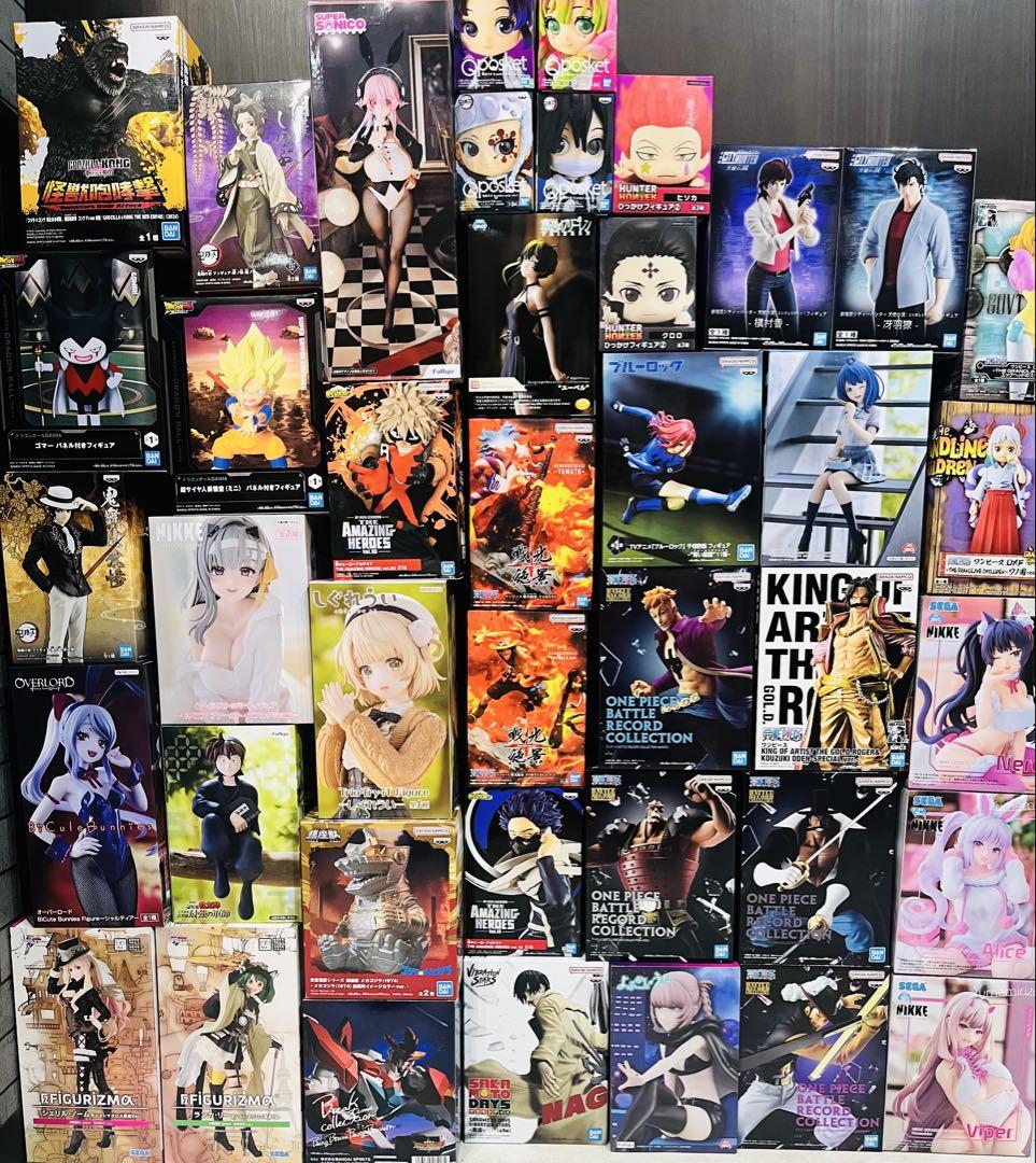 新品・未開封フィギュア 41点まとめ売り ワンピース、NIKKE、DB 等　A