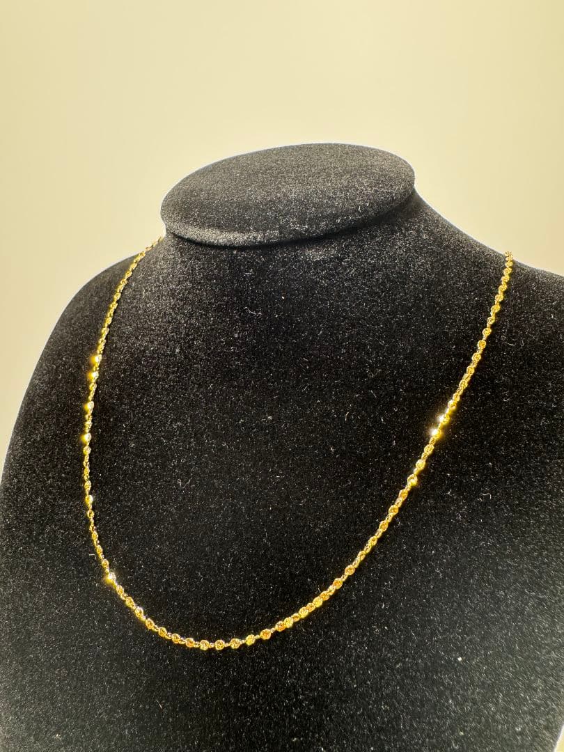 《美品/日本製18金》K18 ゴールド チェーンネックレス2.03g