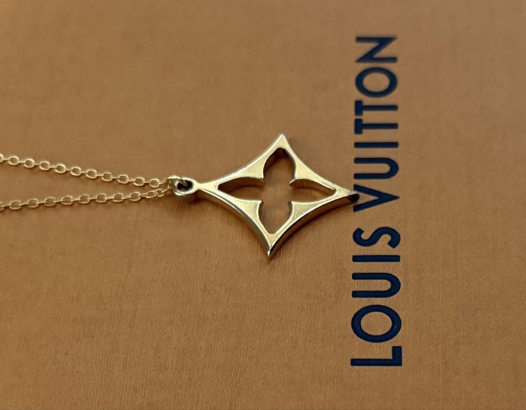 美品‼️ louis vuitton ネックレス モノグラム柄 ♦︎★【正規品】