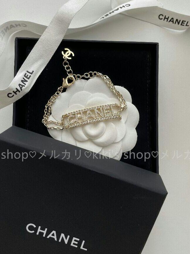CHANEL 新作ブレスレット ゴールドクリスタル