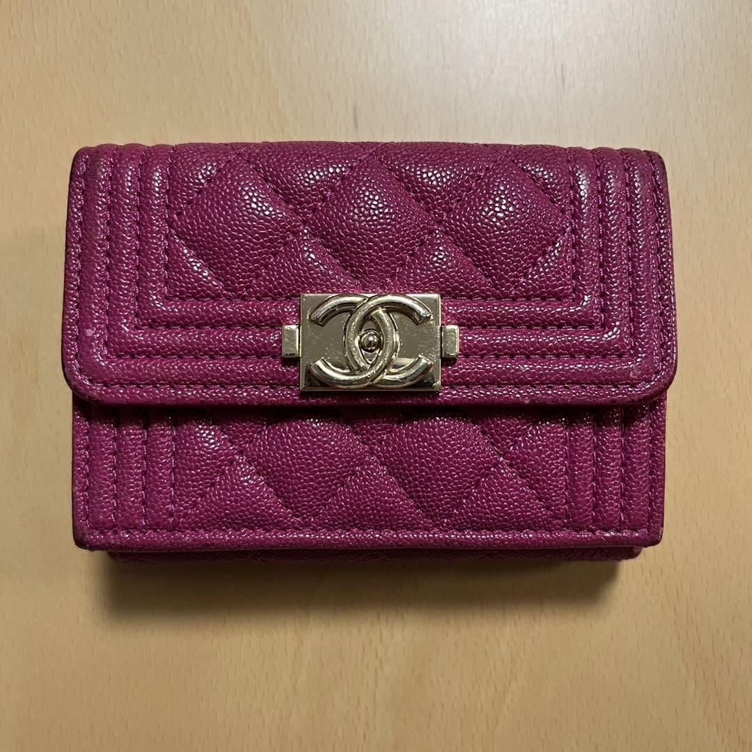 【こだわりのデザイン】CHANEL ミニ財布 キャビンアスキン ap0231-10.jpg
