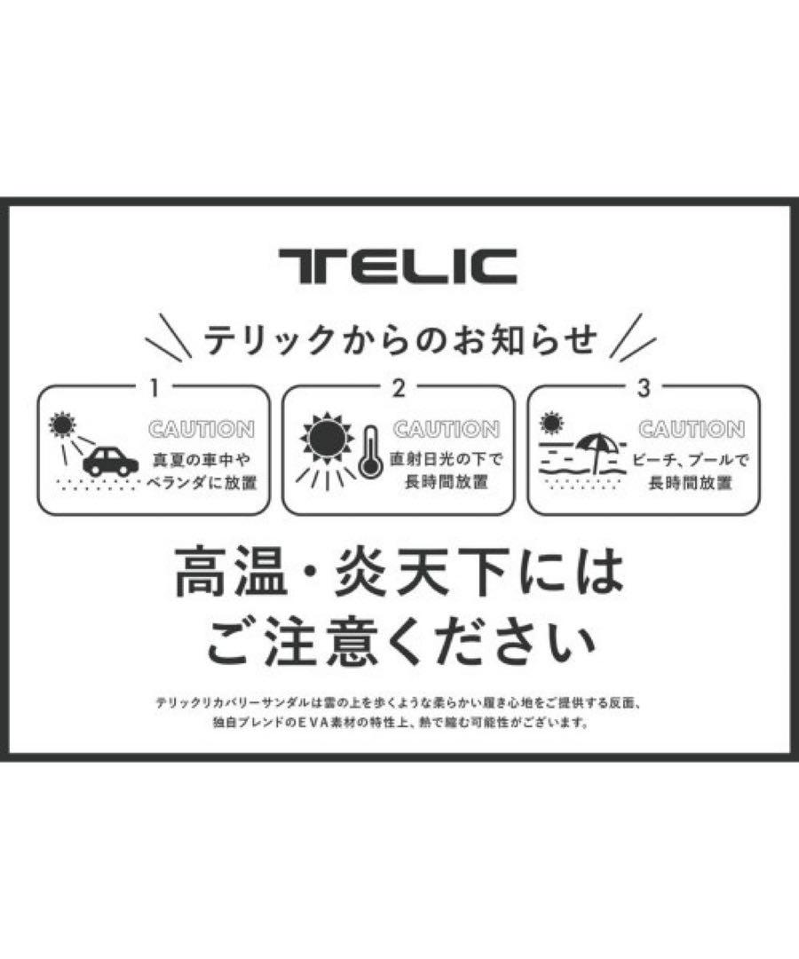 TELIC(テリック) コンフォートサンダル W-CLOUD Black