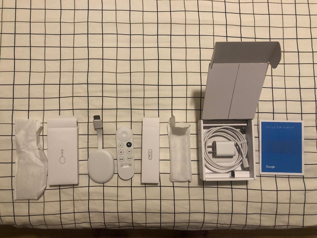 Chromecast with Google TV (4K) Snow（白）