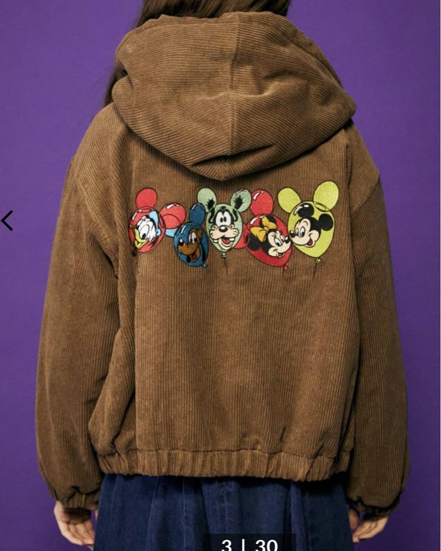 MOUSSY × Disney バルーン コーデュロイパーカー 半額商品 www