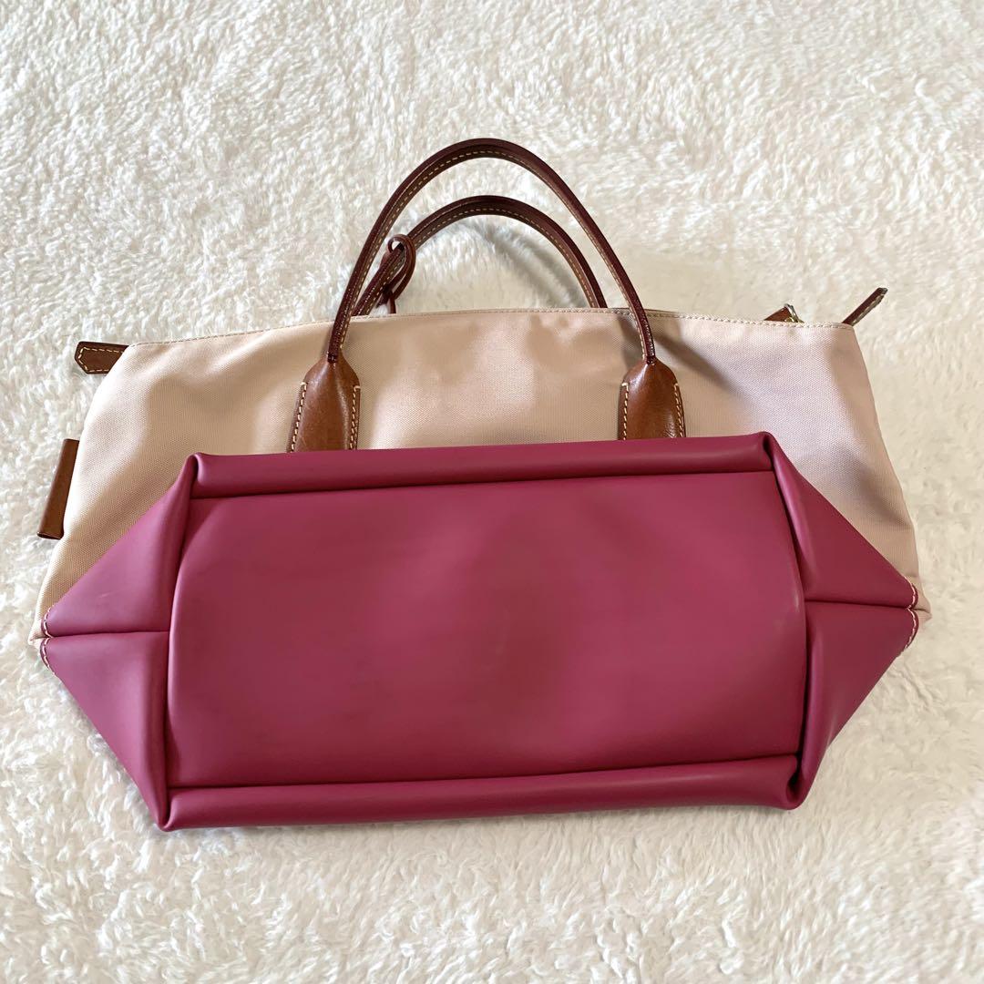ロベルタピエリ ナイロン×レザー×ラバー ハンドバッグ レア