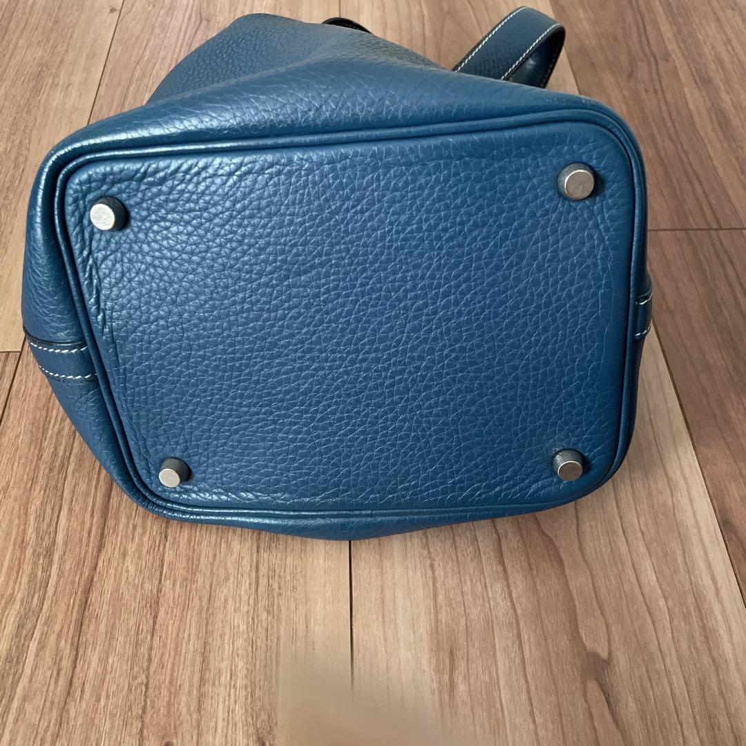 ★HERMES★ピコタン　ブルージーン