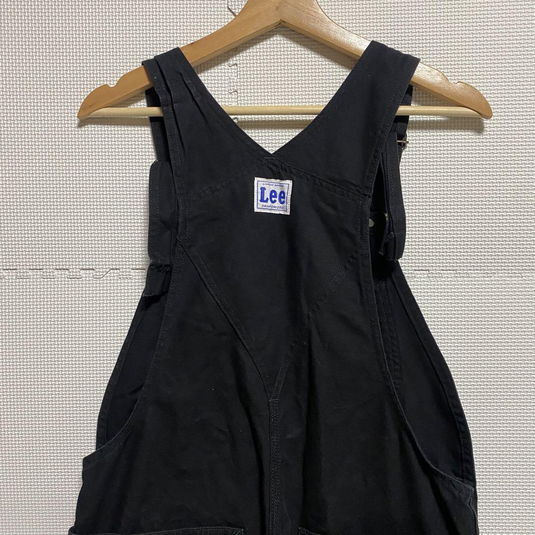 Lee DUNGAREES オーバーオール S 黒 LM7254 サロペット