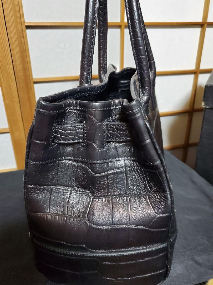 レザージュェルズ クロコダイル型押し トートバッグ 上等な レザージュェルズ クロコダイル型押し トートバッグ ハンドバッグ
