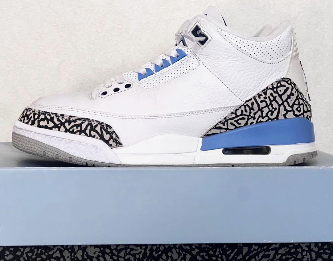 NIKE Jordan3 Retro UNC 2020 ジョーダン3 27cm
