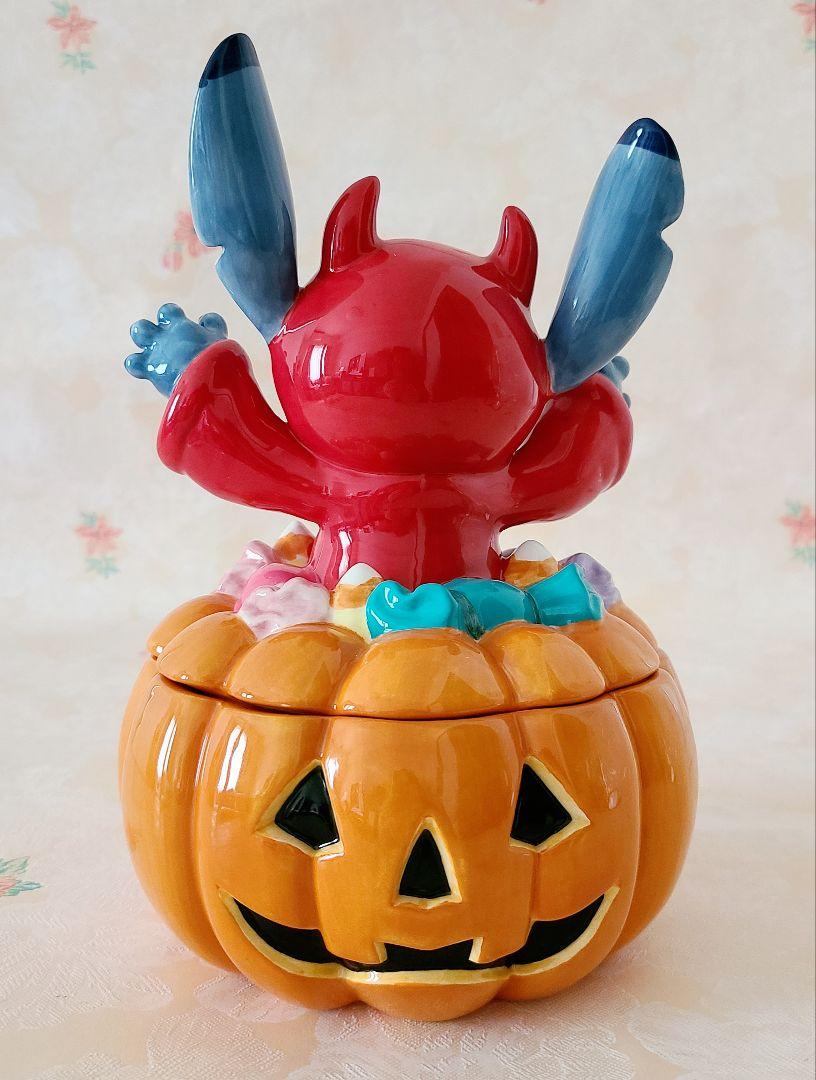 激レア！ 新品 スティッチ ハロウィン キャンディー　ジャー　ディズニーワールド 激レア！ 新品 スティッチ ハロウィン キャンディー ジャー