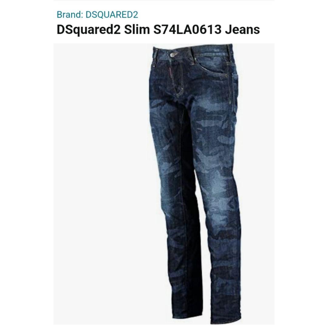 人気商品・アウトレット 【限定品】DSquared2 Slim S74LA0613迷彩柄 純正品大特価 【レア】DSQUARED2 迷彩柄 size44 JEAN SLIM デニム/ジーンズ