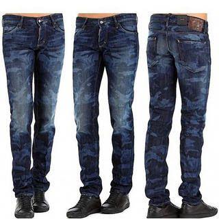 人気商品・アウトレット 【限定品】DSquared2 Slim S74LA0613迷彩柄 純正品大特価 【レア】DSQUARED2 迷彩柄 size44 JEAN SLIM デニム/ジーンズ