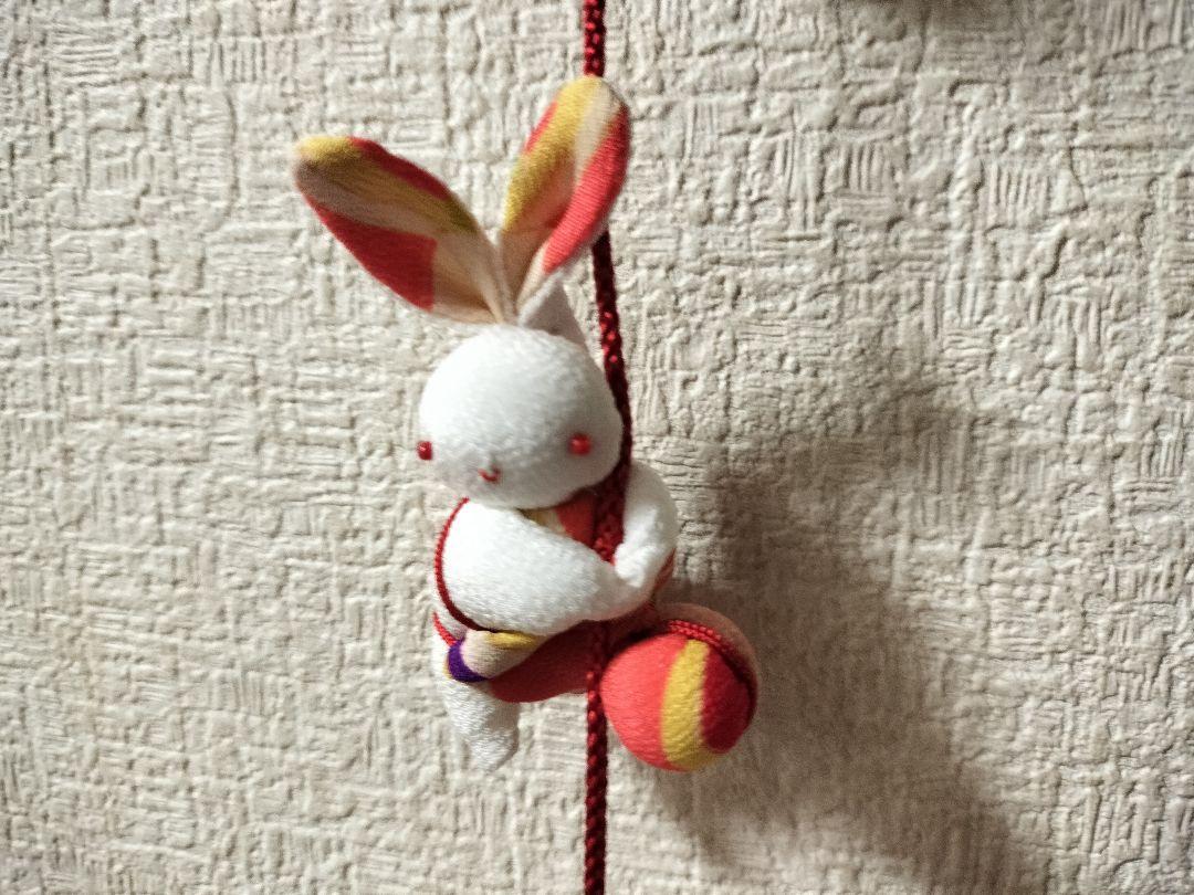 やんちゃんページ！ミニうさちゃんお雛様吊るし飾り！うさちゃんたちの吊るし！