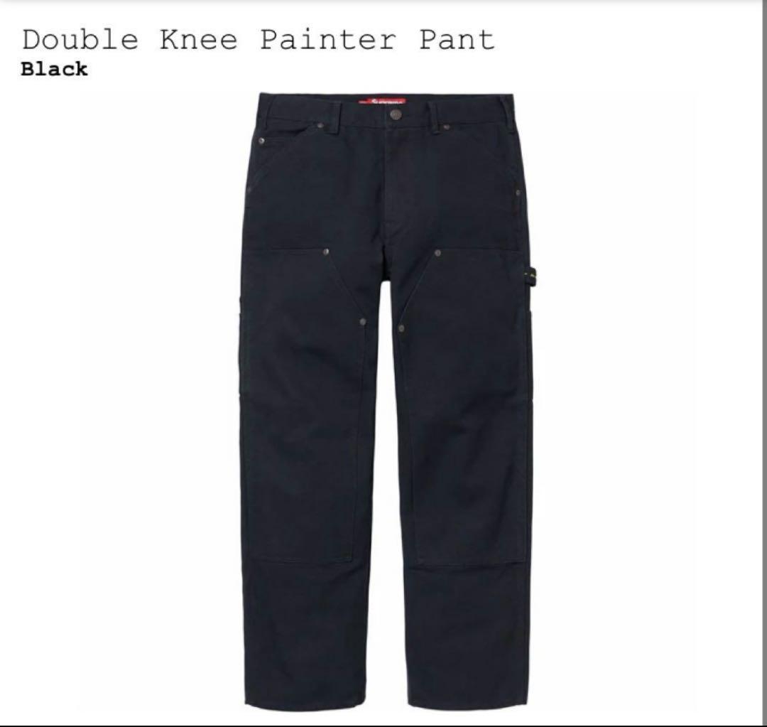 パンツ Supreme Double Knee Painter Pant Black