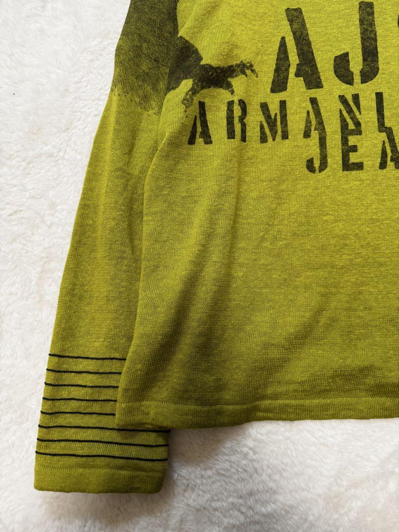 ARMANI JEANS knit hoodie archive